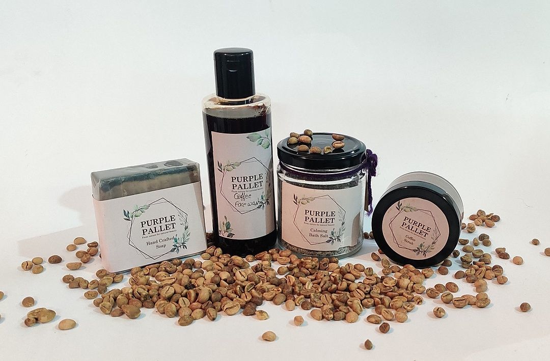 Combo pack of cofee scrub,soap, face wash,body scrub uploaded by Purplepallet on 1/3/2021
