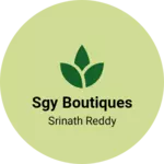 Business logo of Sgy boutiques