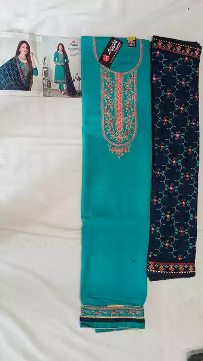 Silk Dupatta  hand work  uploaded by Firdos collection on 10/4/2022