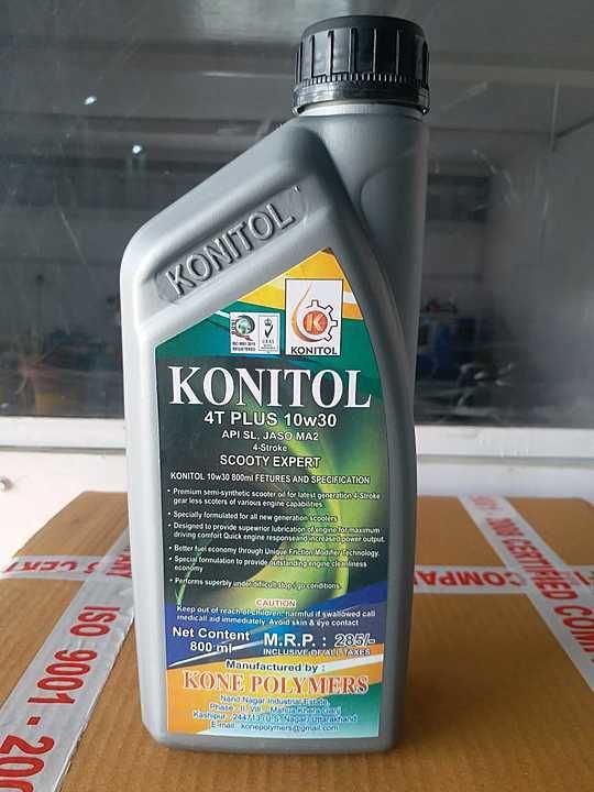 Konitol lubricant 4T plus 10w30scotty (800ml)
 uploaded by business on 1/3/2021