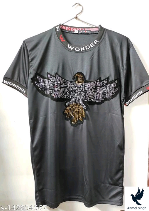 Men Stylish Black Eagle T-Shirt
 uploaded by business on 10/4/2022