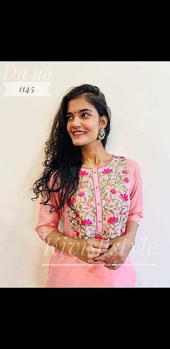 Post image 😍😍 fabric reyon
Kurtis with pant 😍😍
Work :- Embroidary
38 40 42 44 
😍😍😍❣️❣️❣️❣️
👉Best quality 👈

Price RS/- 490

Free Shiping 🤩

Same day dispatch ✈

Contact No. - 9799093669
Whatsup No. - 9799093669

More designs and patterns are also available 📸
⭐Wholesalers, Retailer And Distributers Contact Us.....
⭐Discount Available 🤩🤗