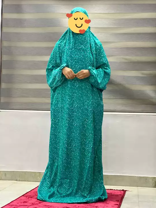 Belladona islamic prayer dress - green print uploaded by Belladona on 10/4/2022