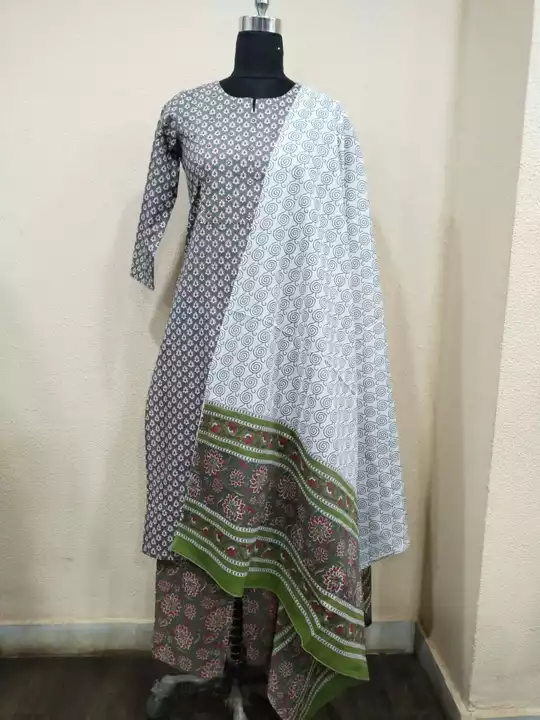 Kurti pant with duptta uploaded by business on 10/4/2022