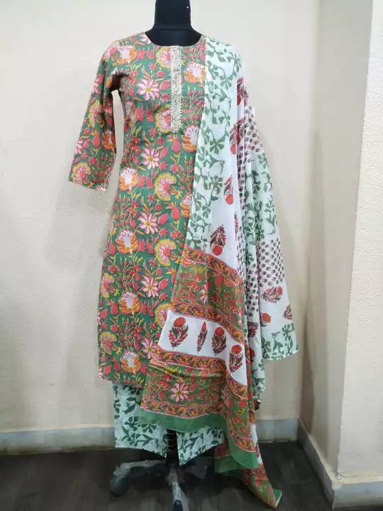 Kurti pant with duptta uploaded by Ganeshan fab on 10/4/2022