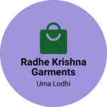 Business logo of Radhe Krishna garments