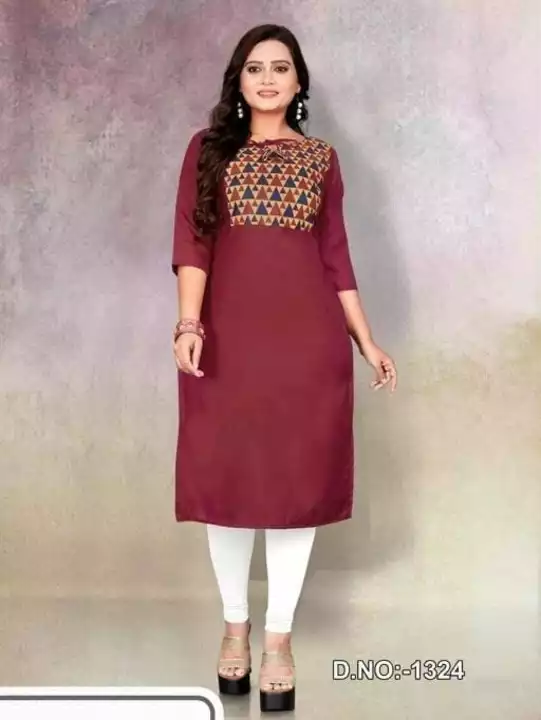Cotton printed kurti  uploaded by Shri Ram fashion on 10/4/2022