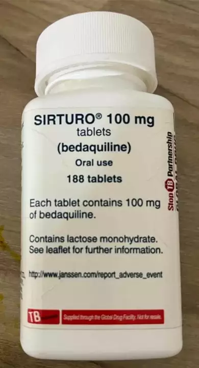 Sirturo bedaquiline 100 mg tablet uploaded by Henrique Pharmacy on 10/4/2022