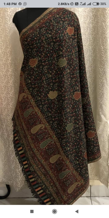 Fine woolen fabric kani disngn shawl 🥀 uploaded by Dehqani Bros on 10/4/2022