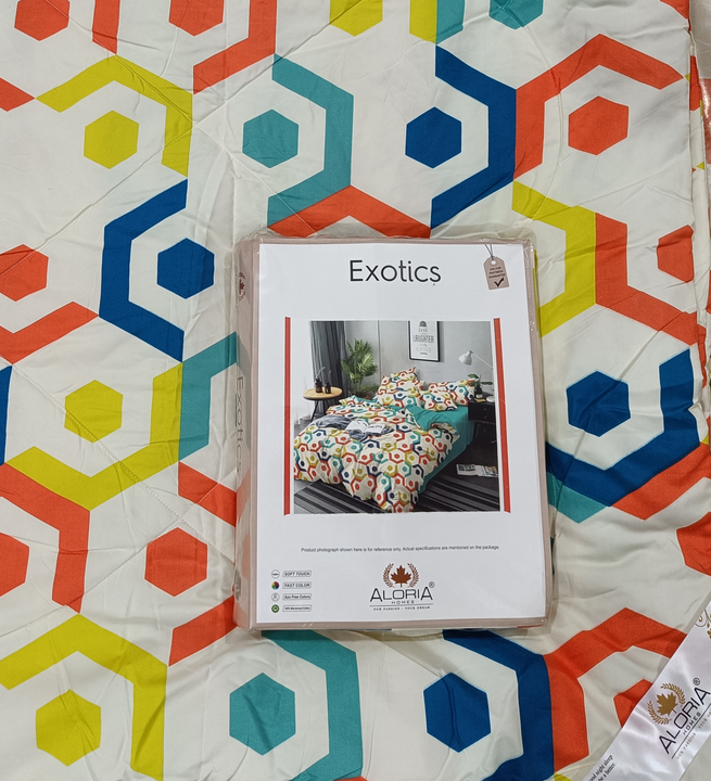 Exotic 4 pc comforter set  uploaded by Gurbachansingh & sons on 10/4/2022