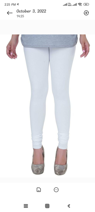 Leggings 4 way stretch cotton Lycra fabric for womens and girls,casual wear  uploaded by Pranava tex on 10/5/2022