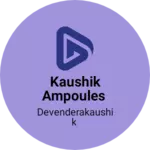 Business logo of Kaushik Ampoules
