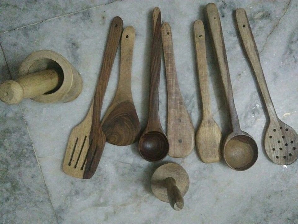 Wooden cutlery set. Free shipping. Cash on delivery uploaded by business on 1/4/2021