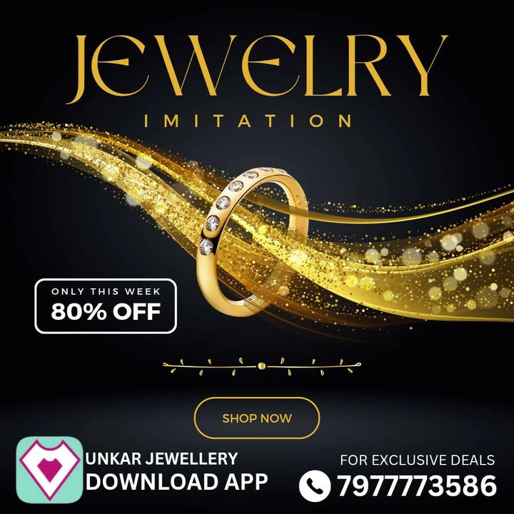 Visiting card store images of Unkar jewellery