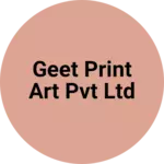 Business logo of GEET PRINT ART PVT LTD