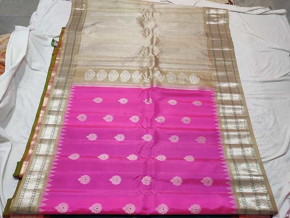 Pure silk saree booking Contact no: uploaded by business on 1/4/2021