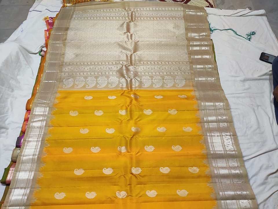Pure Gadwal silk saree uploaded by Someswar sarees on 1/4/2021