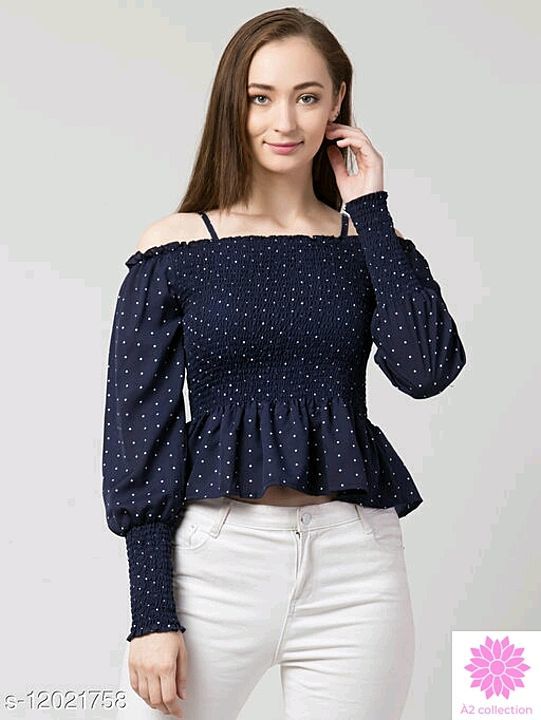 Trendy Glamorous Women Tops & Tunics uploaded by business on 1/4/2021
