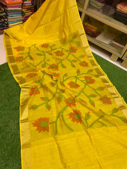 Pure Matka Mauslin Hand Weave Jamdani uploaded by business on 10/5/2022