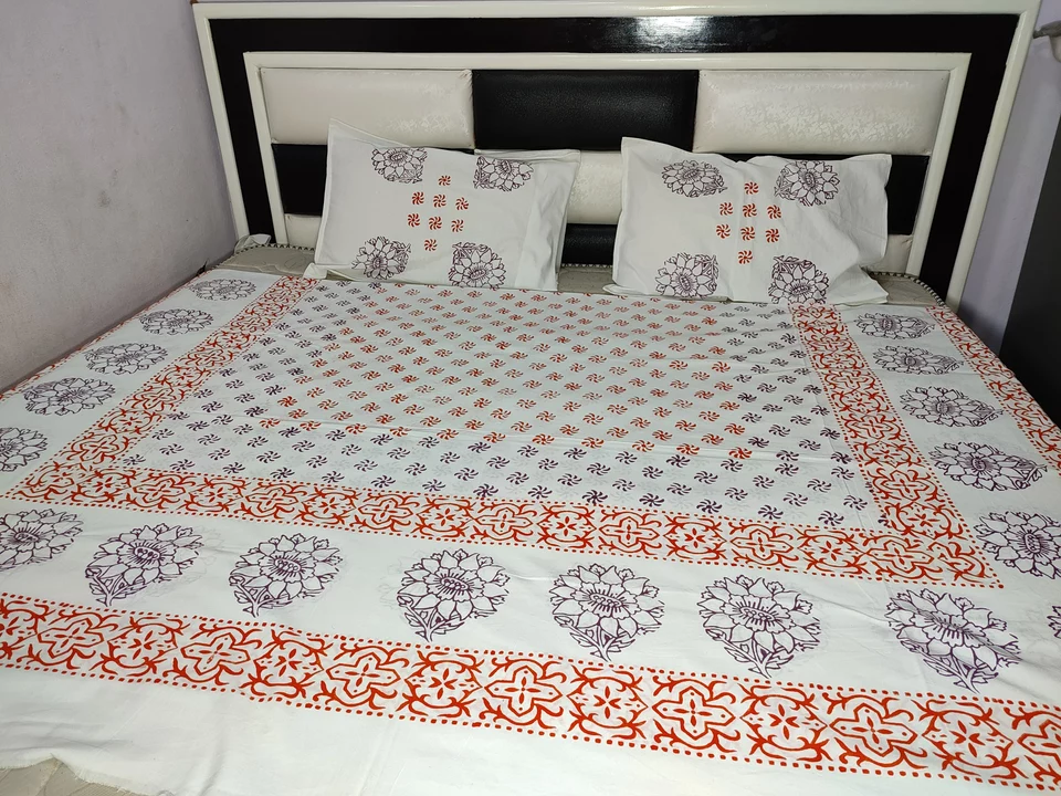 Duble bed sheet king size 90/108 uploaded by business on 10/5/2022