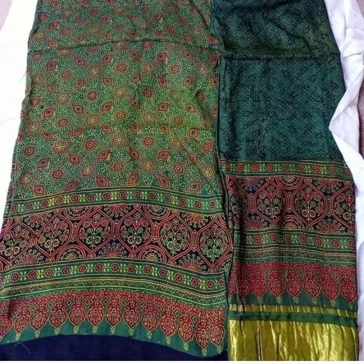 Ajrakh hand block print modal silk 2pic suit  uploaded by business on 10/5/2022