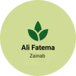 Business logo of Ali fatema