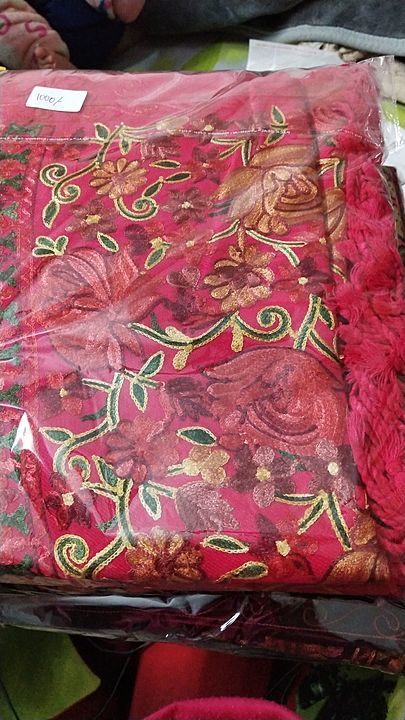 Full jaal work embroidery shawl uploaded by Shawls and suits on 1/4/2021