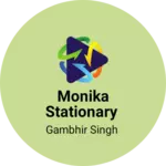 Business logo of Monika Stationary