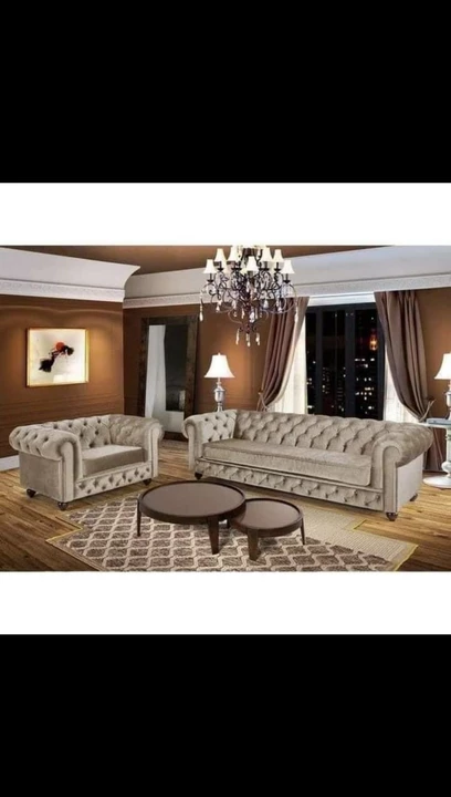 Fibric sofa set uploaded by Rose wood Handicrafts on 10/6/2022