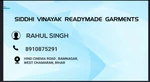 Business logo of Siddhi Vinayak readymade garments