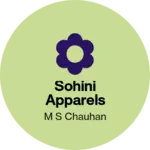 Business logo of Sohini apparels