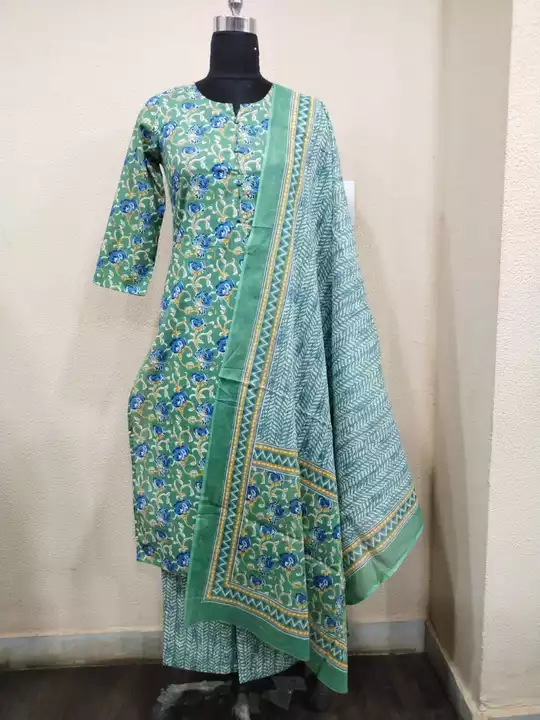 Kurti pant with duptta uploaded by business on 10/6/2022