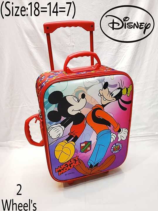 Disney kids trolley bags uploaded by business on 1/5/2021