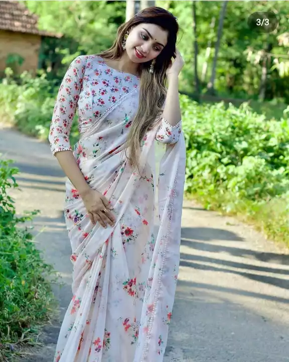 Georgette Saree uploaded by Lavi Collection on 10/6/2022