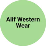 Business logo of alif western wear
