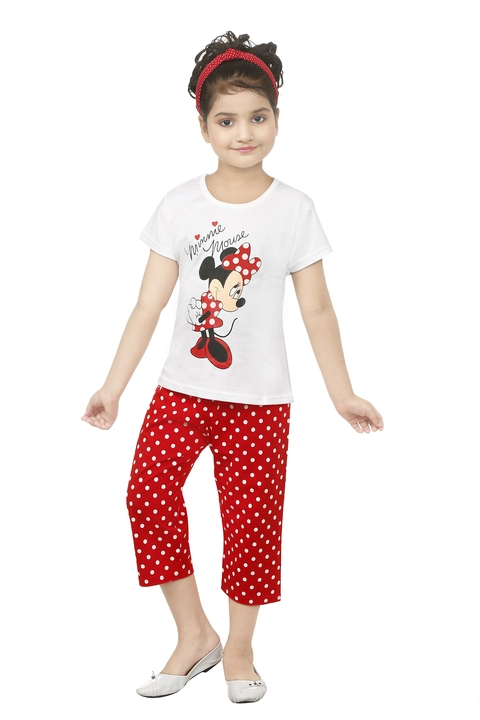 Girls cotton Nightsuits 3-11 years.Brand Yashvi Trends. uploaded by Ramdev Fashions on 10/6/2022