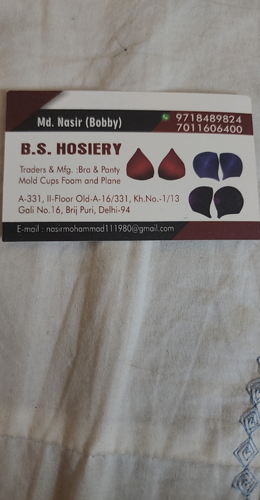 Visiting card store images of BODY SAWG