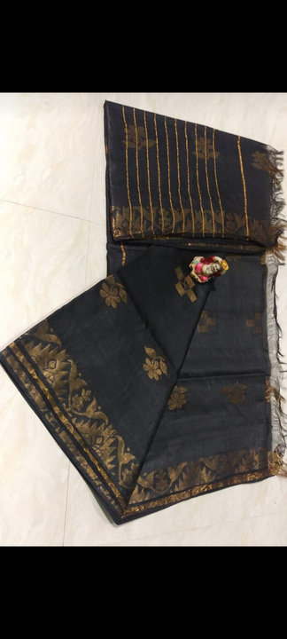 Katan silk sarees with full body work uploaded by Zeeshanethnicwear on 10/6/2022