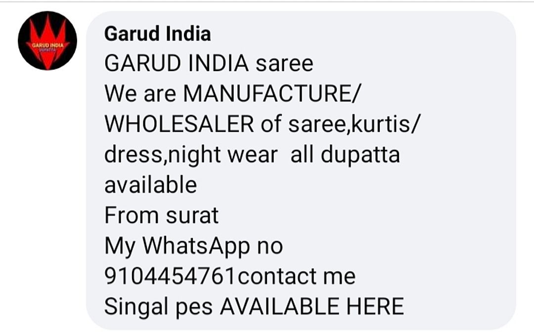 GARUD INDIA  uploaded by GARUD INDIA DUPATTA  on 1/5/2021