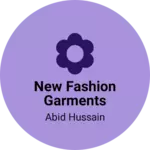 Business logo of New fashion garments