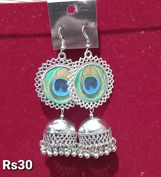 Oxidized  earrings  uploaded by Jasmin fashion  world on 1/5/2021