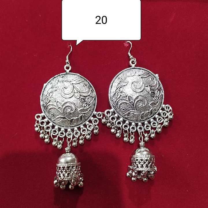 Oxidized  earrings  uploaded by Jasmin fashion  world on 1/5/2021