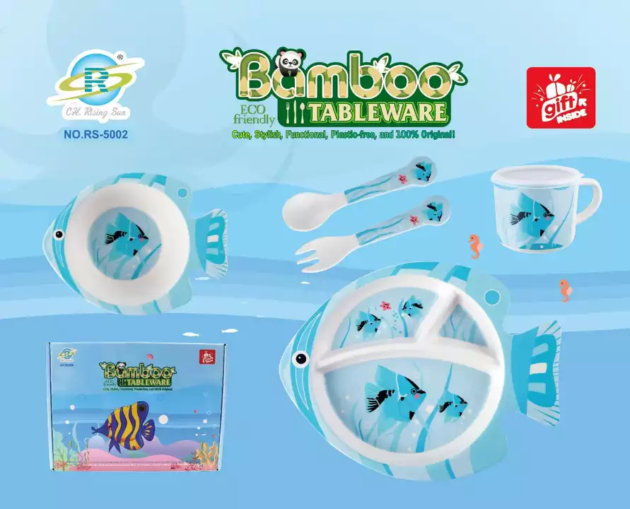 FISH BAMBOO TABLEWARE SET uploaded by TAAJ  on 10/7/2022