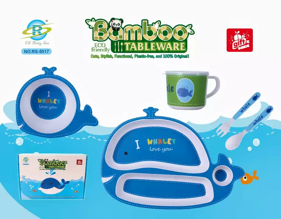 WHALE BAMBOO TABLEWARE SET uploaded by TAAJ  on 10/7/2022