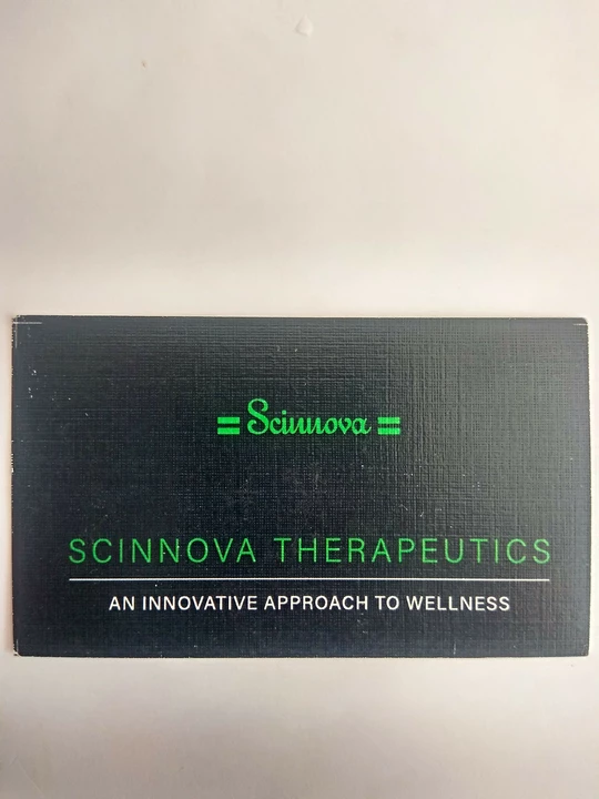 Visiting card store images of Scinnova Therapeutics