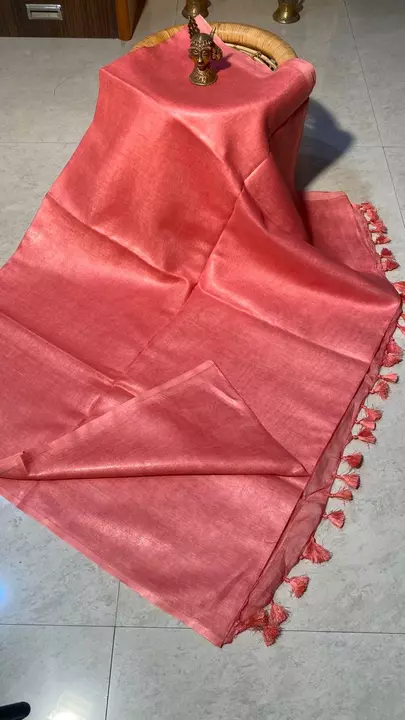 Pure Linen Saree uploaded by RI Handloom Textile on 10/7/2022