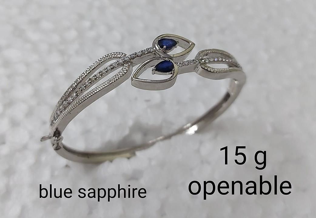Blue sapphire openable bracelet uploaded by business on 1/5/2021