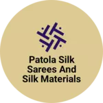 Business logo of Patola silk sarees and silk materials