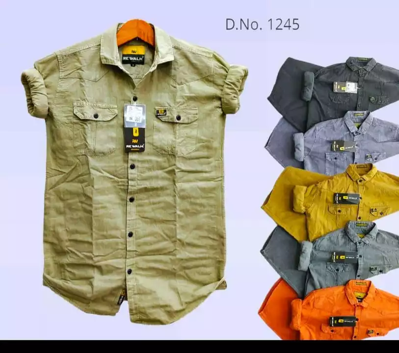 Heavy dabal pocket shirt plane Size S  M L XL  uploaded by K nipra garments & manufacture Hyderabad on 10/7/2022