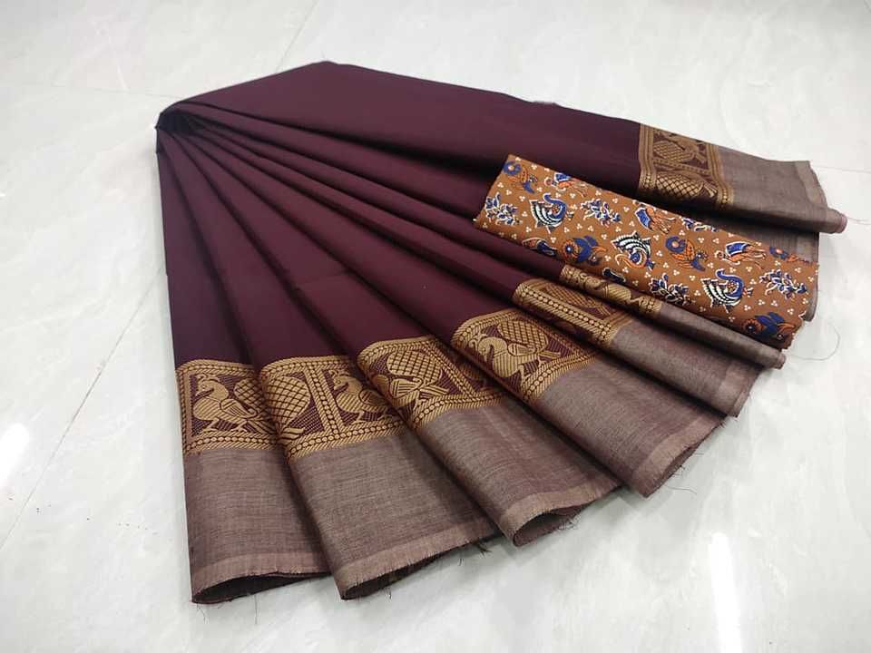 🍇Chettinadu cotton Saree 🍇 uploaded by Clothing and Apparel  on 1/5/2021